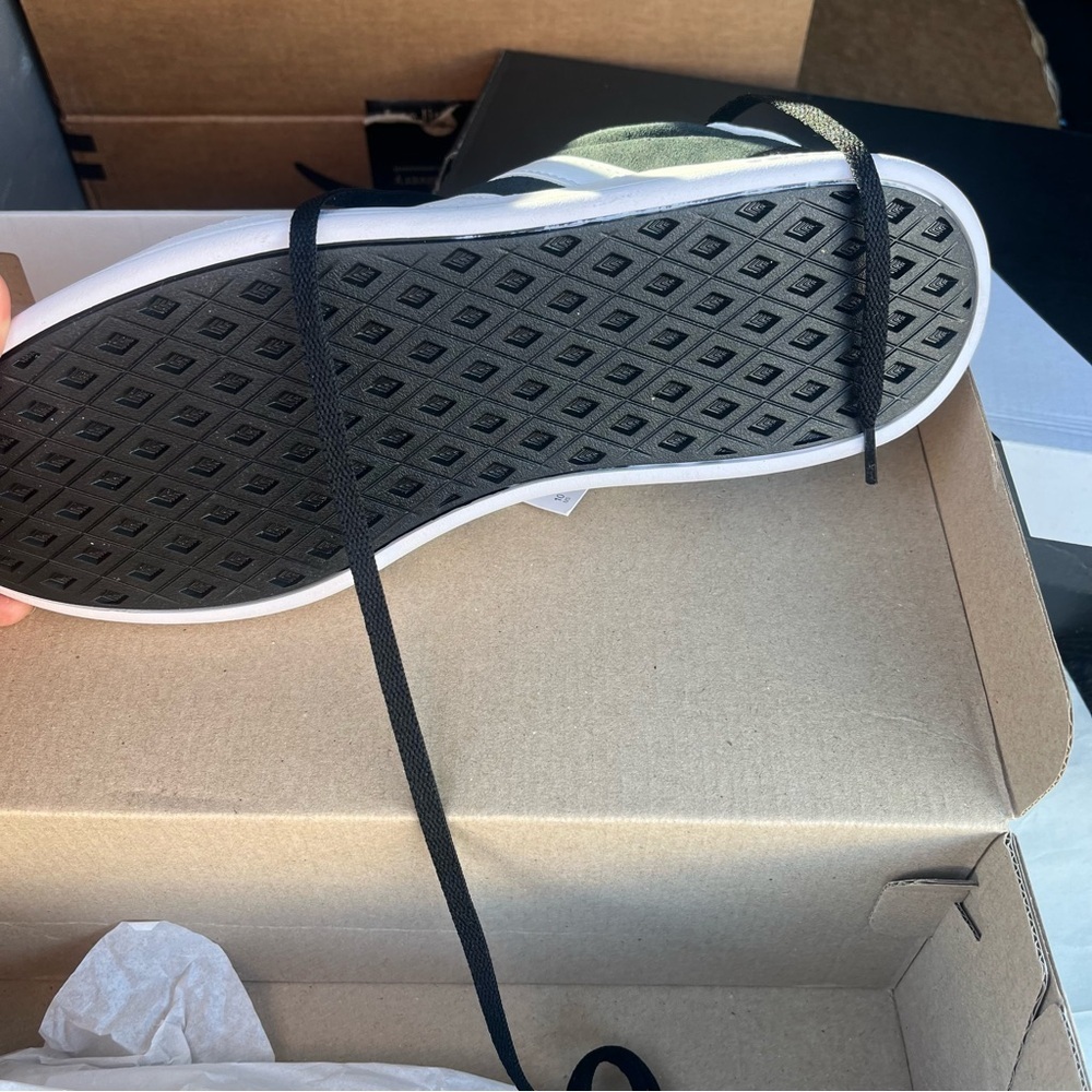 Adidas Black and White Athletic Sneakers - Picture 6 of 7